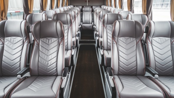 50 passenger charter bus interior arlington heights