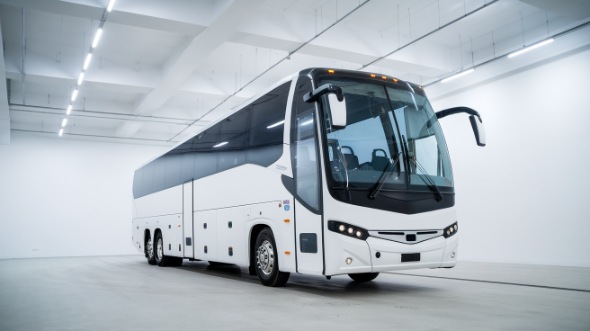 50 passenger charter bus naperville