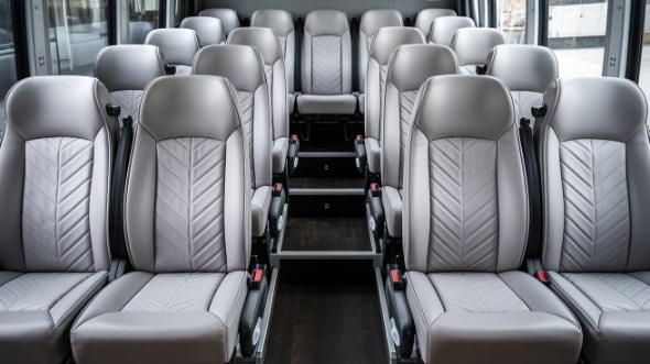 elgin 18 passenger minibus interior