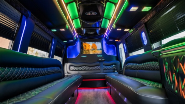 elgin party bus rental inside