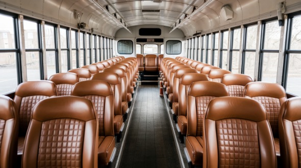 school bus rental interior arlington heights